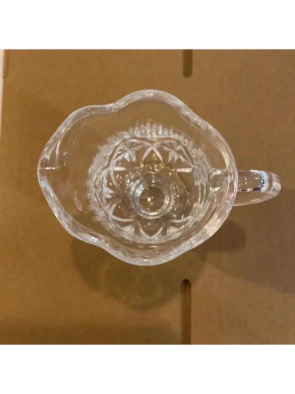 Vintage 19th Century Crystal Creamer, Pre owned - Picture 2 of 4